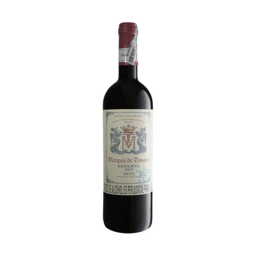 Marqués de Tomares Reserva, (80% Tempranillo, 10% Graciano, 7% Mazuelo, 3%Viura) D.O Rioja, España 750 ml